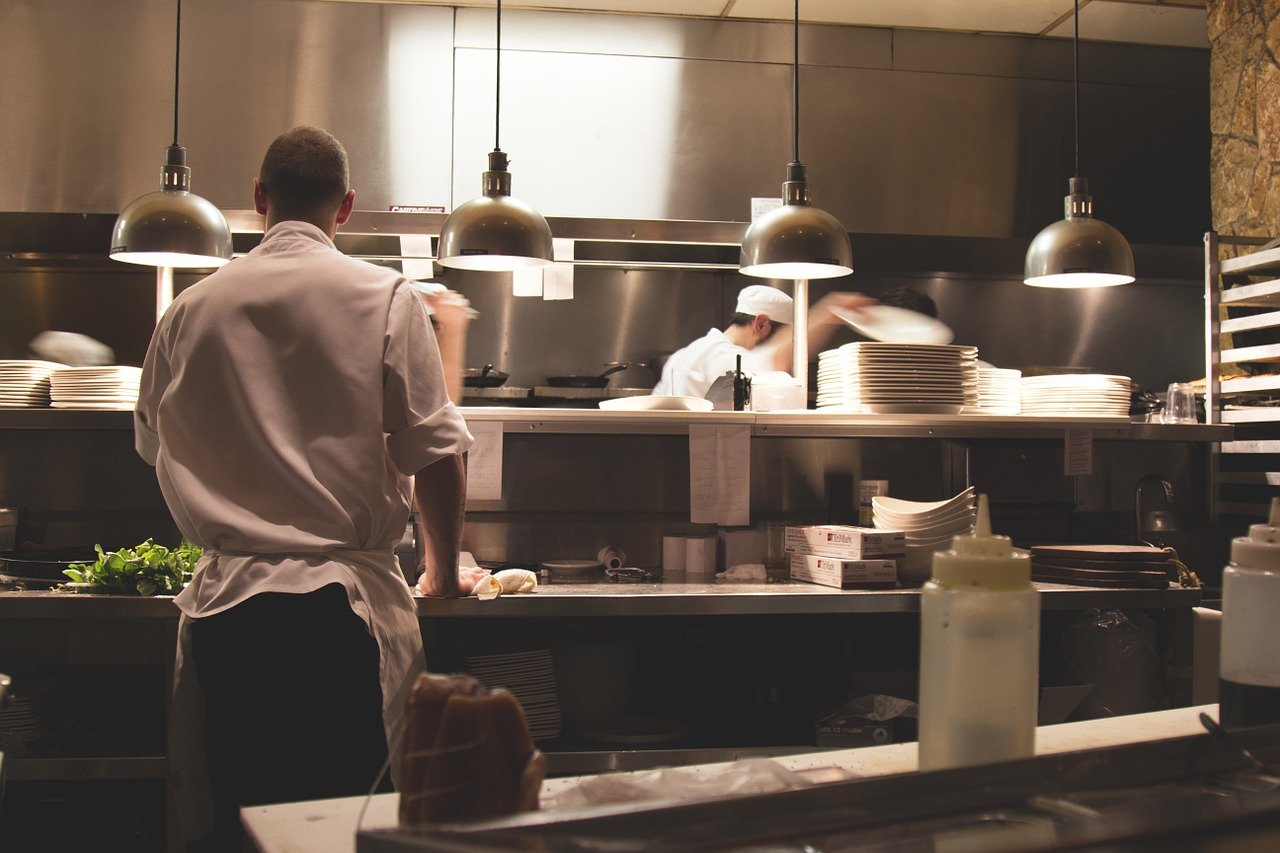 Chefs working at a restaurant