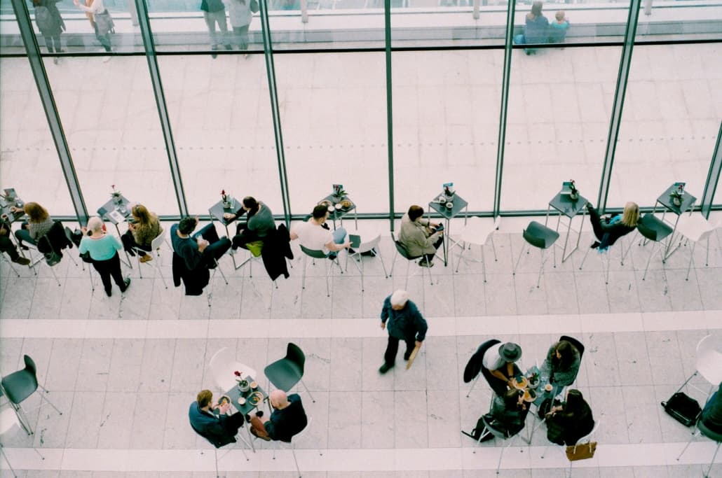 business people at an office