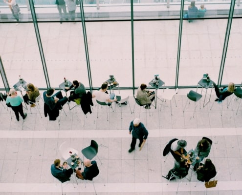 business people at an office