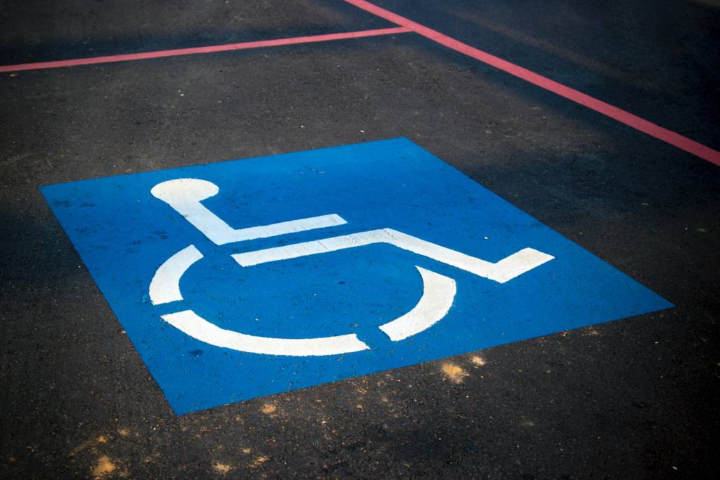 disability parking space