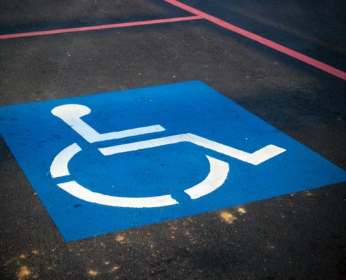 disability parking space