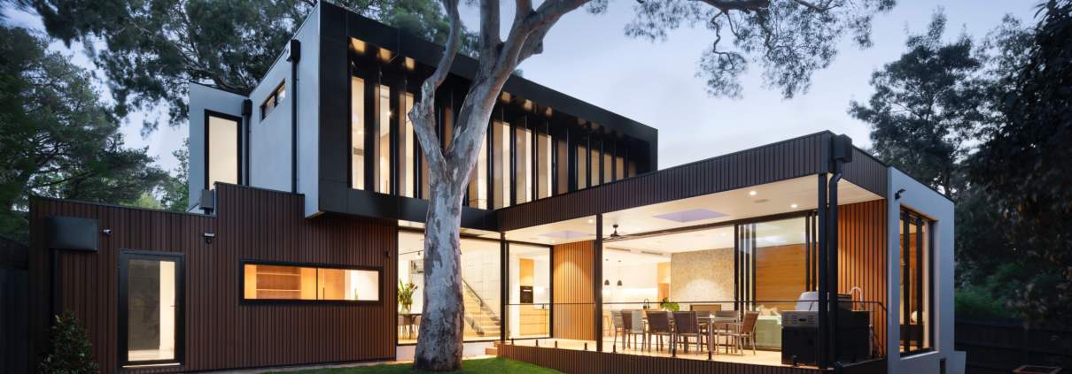 a modern house subject to the Underused Housing Tax