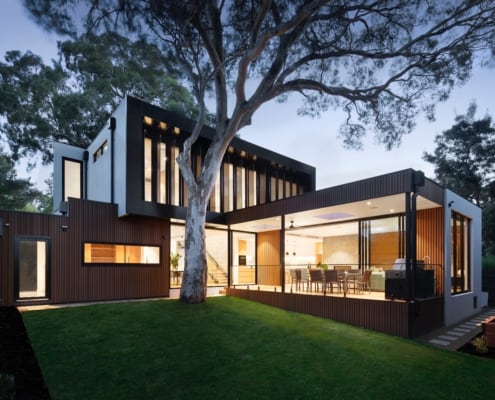 a modern house subject to the Underused Housing Tax