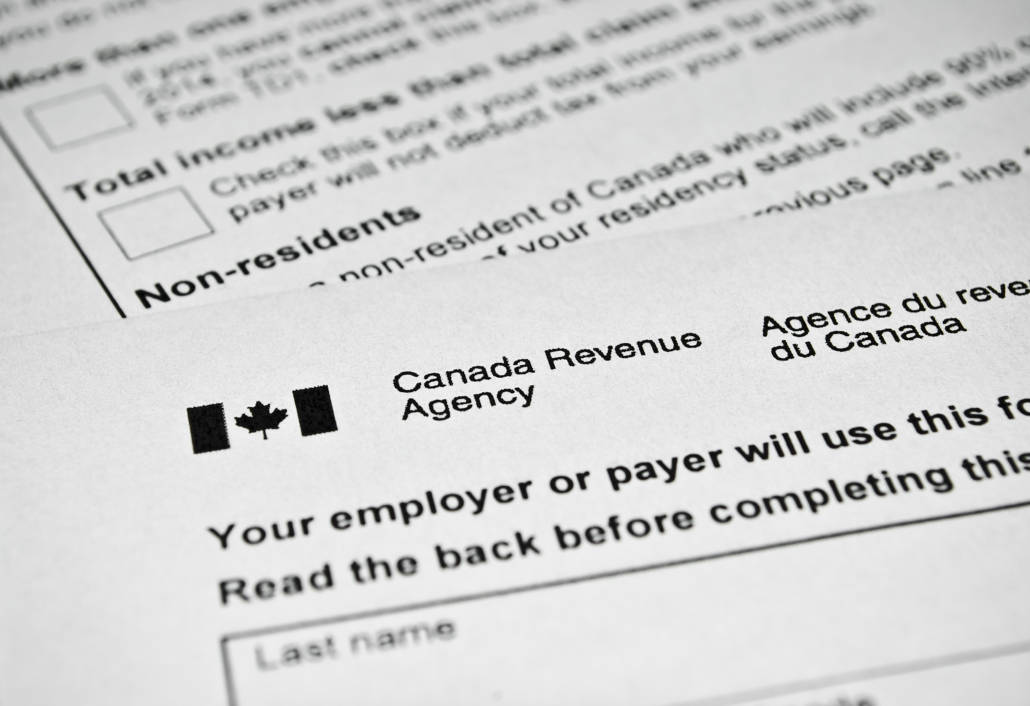 CRA tax form