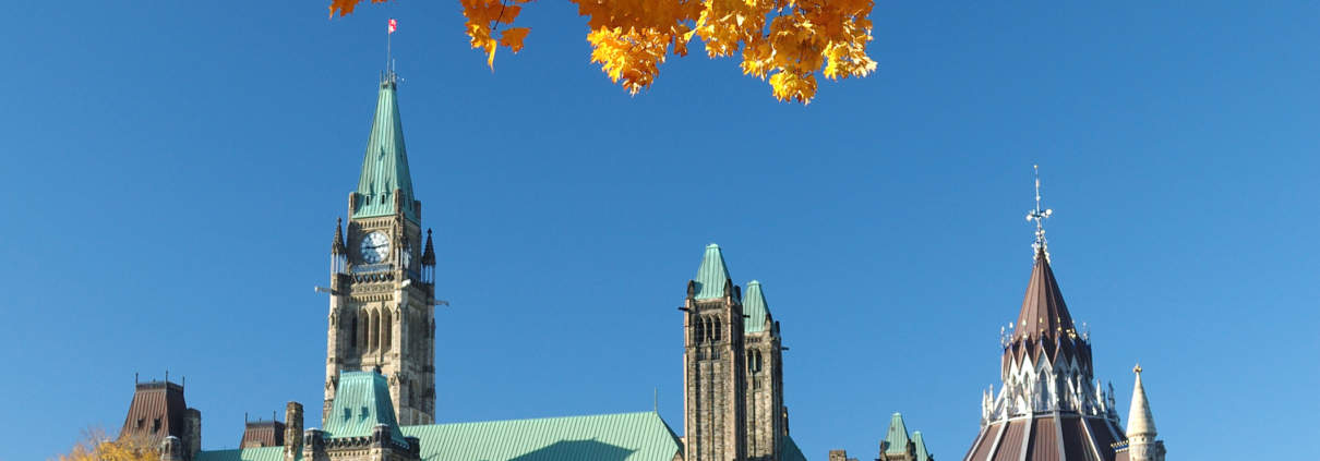 Parliament Hill where 2023 Fall Economic Statement was delivered