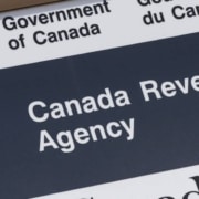 Canada Revenue Agency sign that depicts prescribed rate