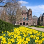 Queen's Park in Toronto where the 2024 Ontario Budget was presented in March