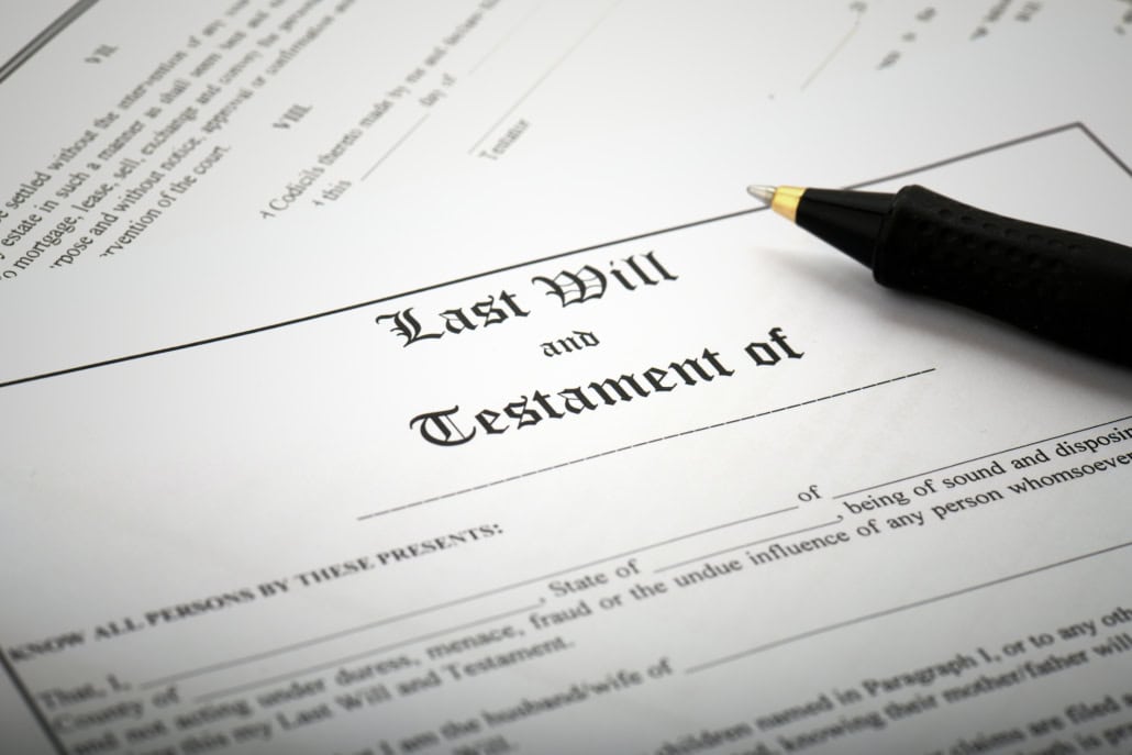 executors executing last will and testament of a client