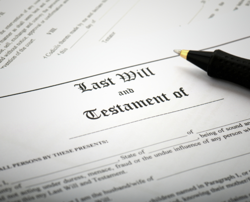 executors executing last will and testament of a client