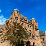 Queen's Park in Toronto where the 2025 Budget was tabled in the legislature