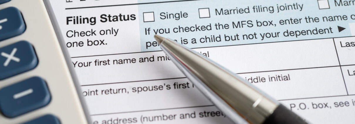 U.S. tax return and Section 899 removed from U.S. tax legislation