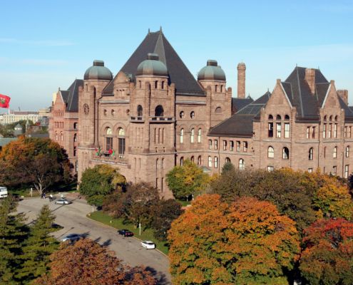 Ontario legislature, where the 2025 Fall Economic Statement was tabled