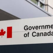 A photo of a government of Canada sign, symbolizing Prescribed Rate for Q4 2026
